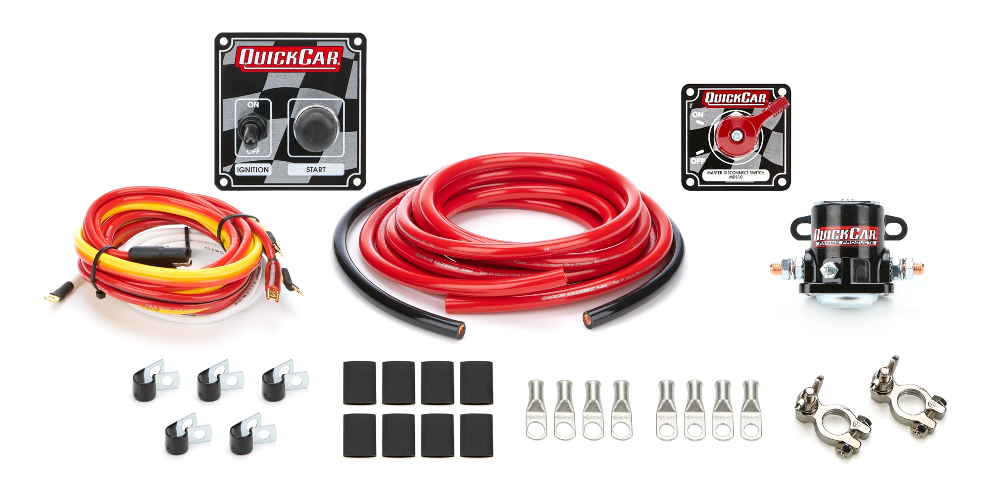 Quickcar Racing Wiring Kit 4 Gauge with 50-102 Panel