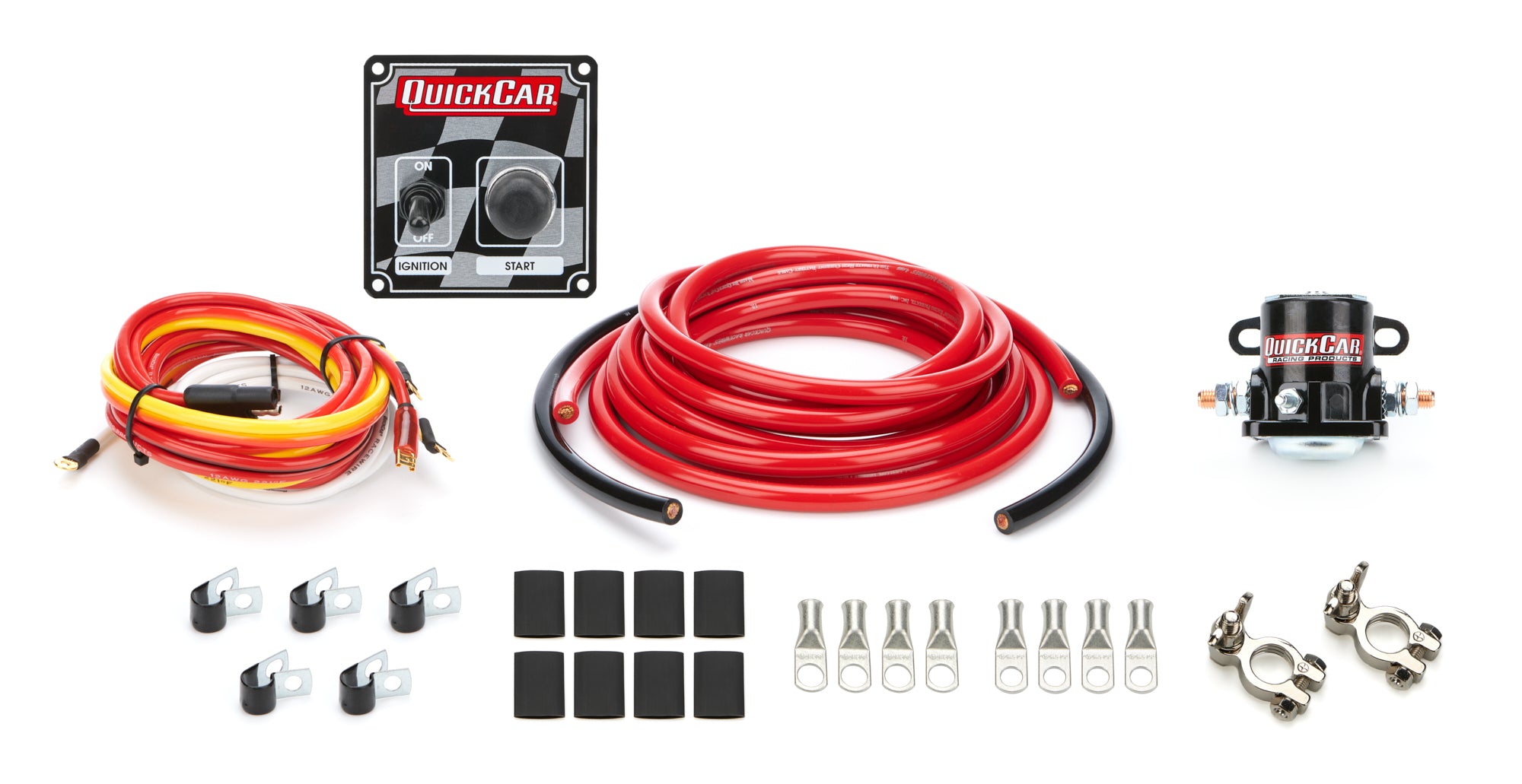 Quickcar Racing Wiring Kit 4 Gauge w/o Disconnect w/50-102 Ign