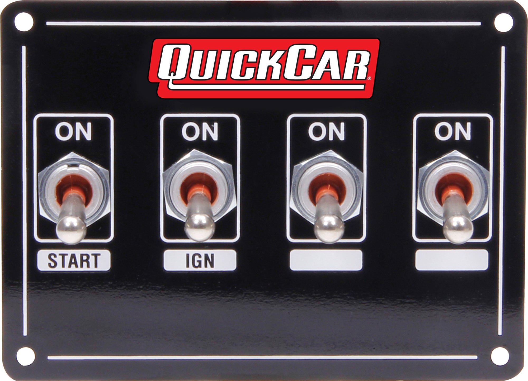 Quickcar Racing Ignition Panel Extreme 4 Switch w/ Pigtail