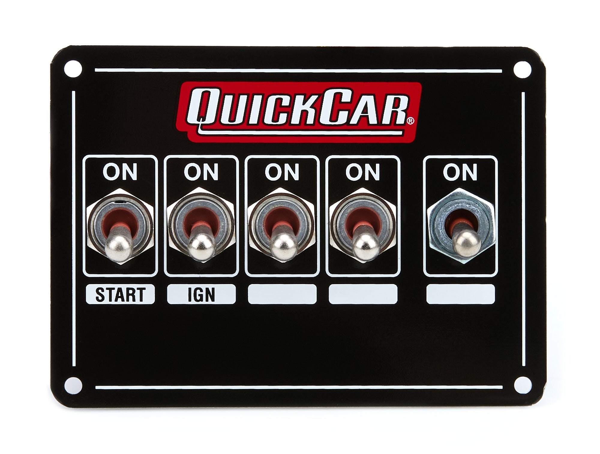 Quickcar Racing Ignition Panel - Dual Ing. w/X-Over & 3 Whl Bk