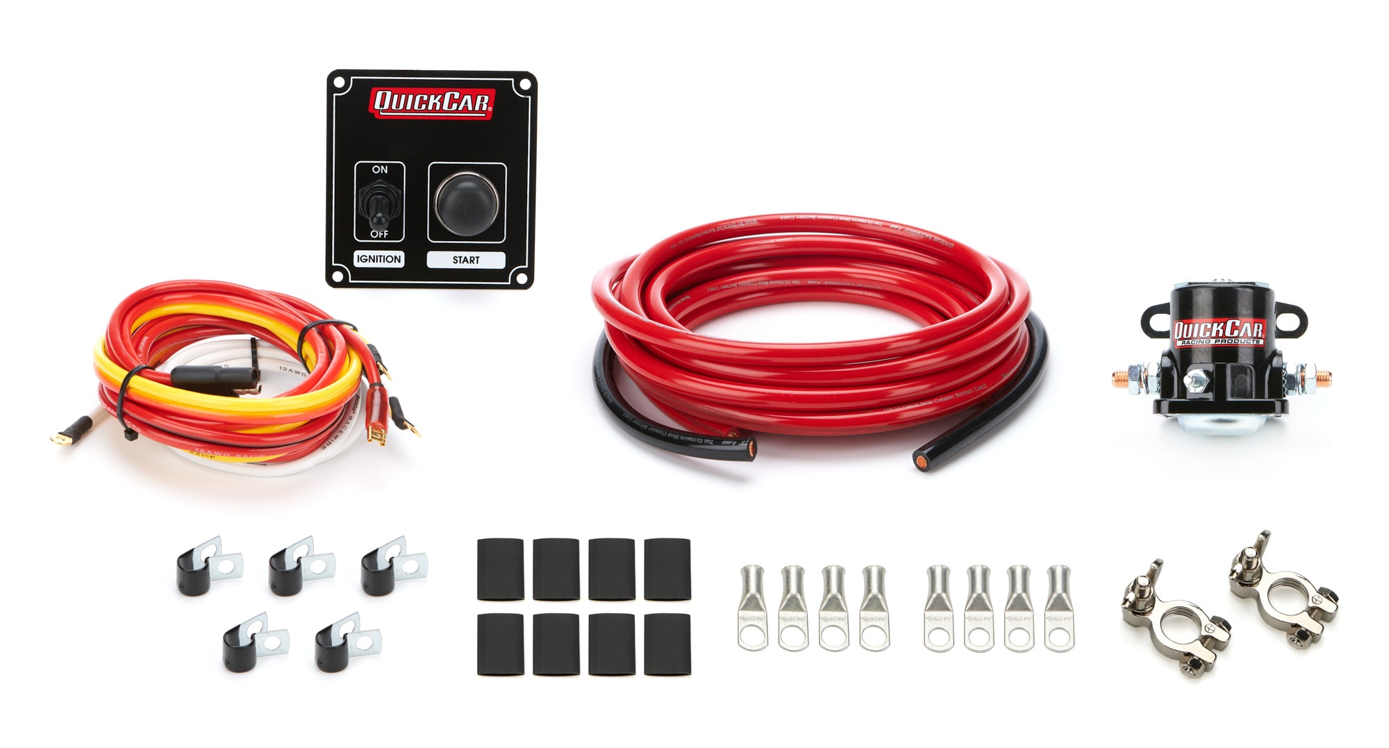 Quickcar Racing Wiring Kit 4 Gauge w/o Disconnect w/50-802 Ign