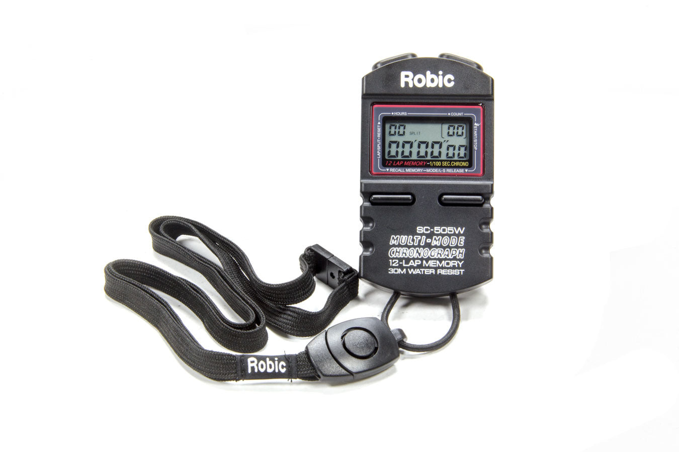Quickcar Racing Stopwatch Black