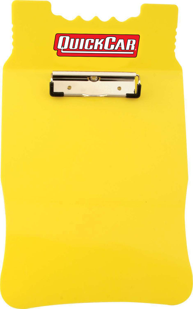 Quickcar Racing Acrylic Clipboard Yellow