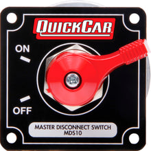 Load image into Gallery viewer, Quickcar Racing Master Disconnect High Amp 4 Post Black Plate