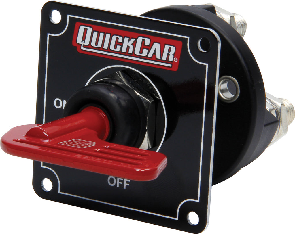 Quickcar Racing Master Disconnect Black w/Removable Red Key