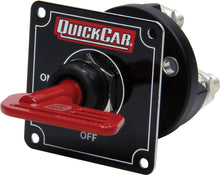 Load image into Gallery viewer, Quickcar Racing Master Disconnect Black w/Removable Red Key