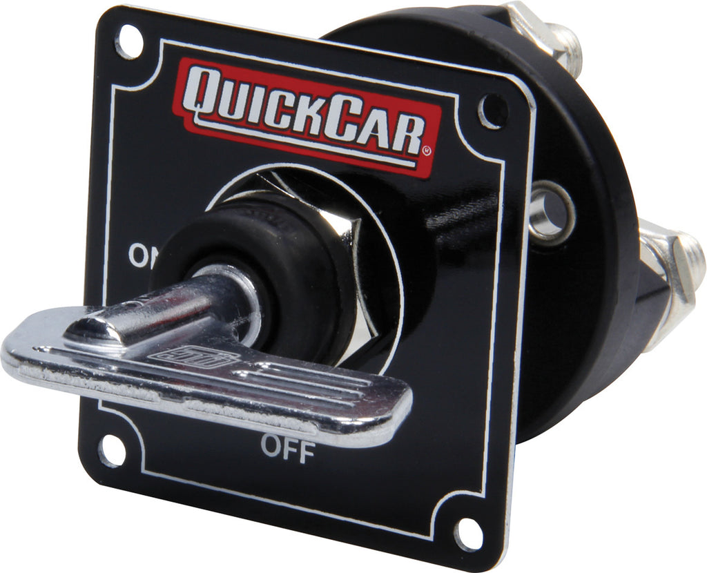 Quickcar Racing Master Disconnect Black w/Removable Silver Key