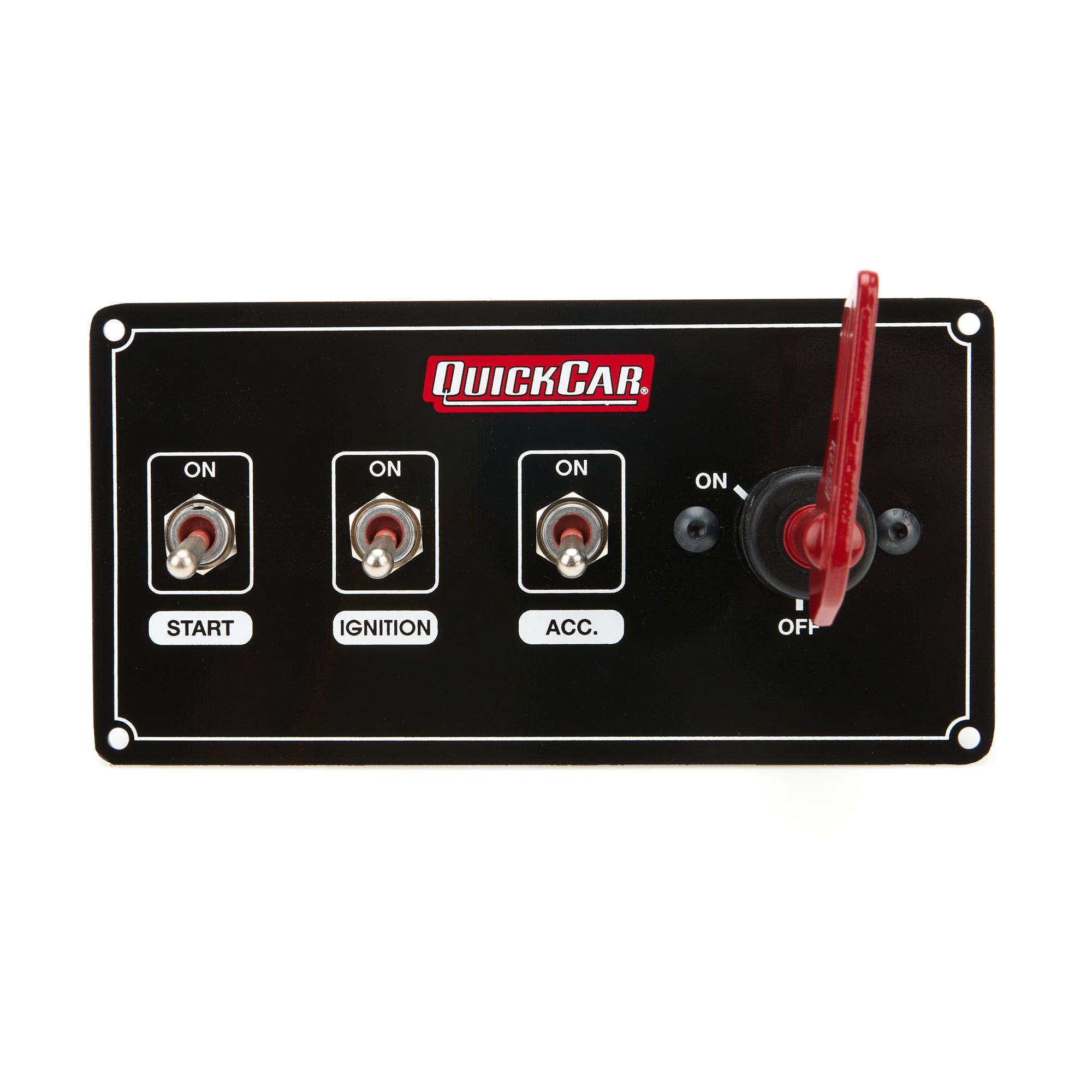 Quickcar Racing Ignition Panel Weather Proof w/ MSD 1 Acc.