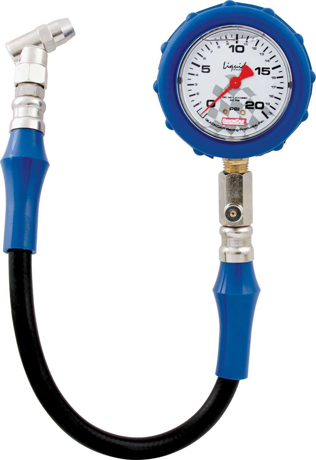 Quickcar Racing Tire Gauge 20 PSI Liquid Filled