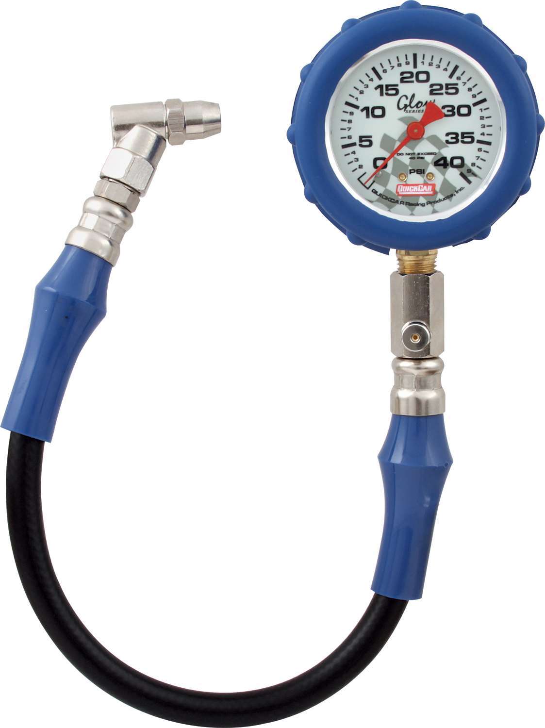 Quickcar Racing Tire Gauge 40 PSI Glo Gauge