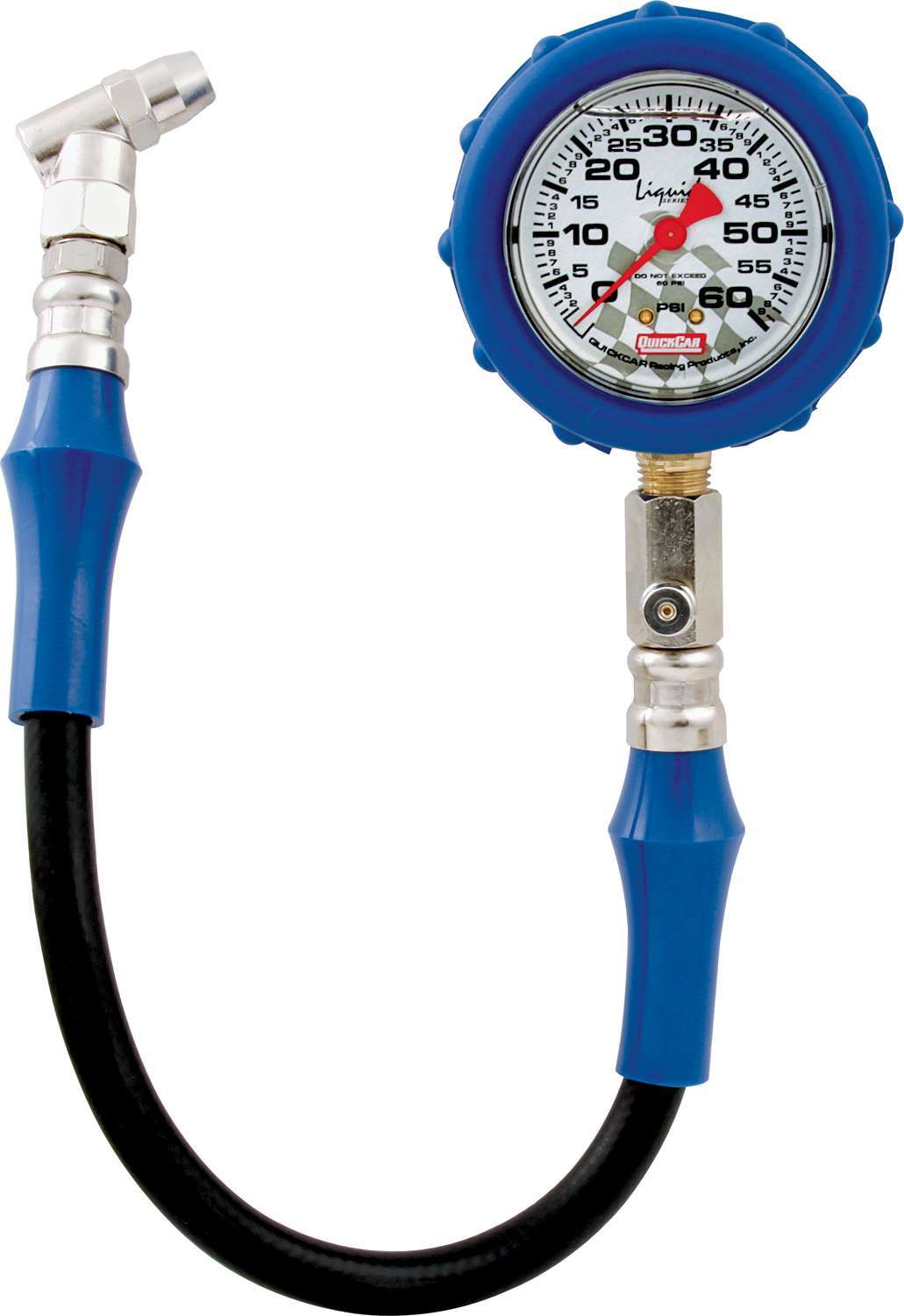 Quickcar Racing Tire Gauge 60 PSI Liquid Filled