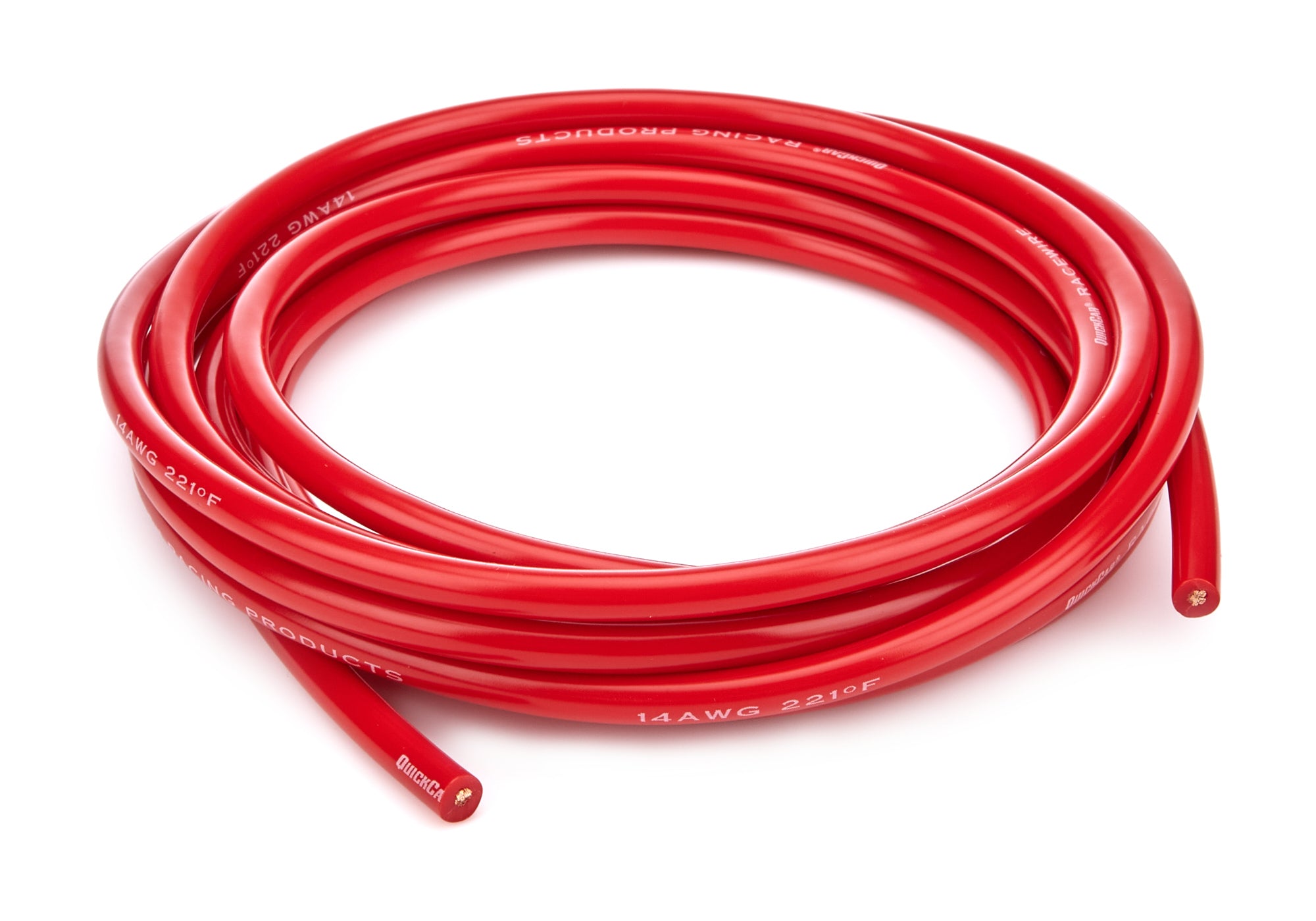 Quickcar Racing Wire 14 Gauge Red 10ft