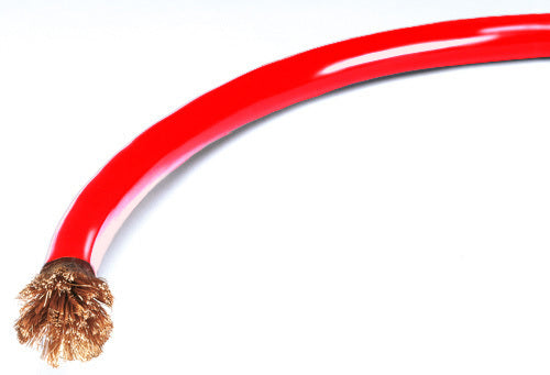 Quickcar Racing Control Cable 8 Gauge Red 10ft