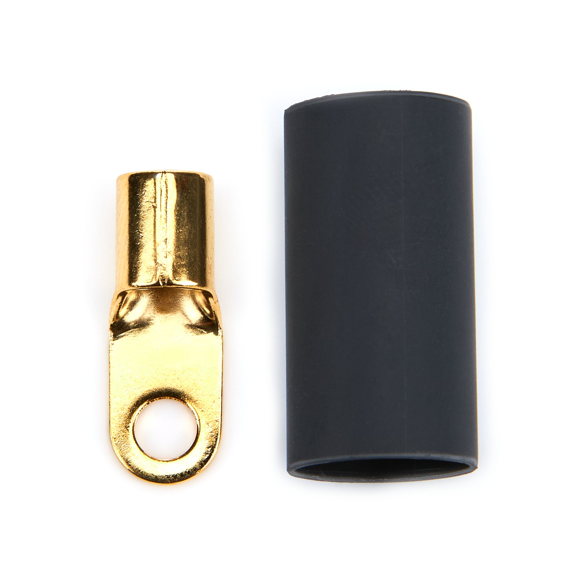 Quickcar Racing Ring Terminal #8 8 Ga w/Heat Shrink Pair