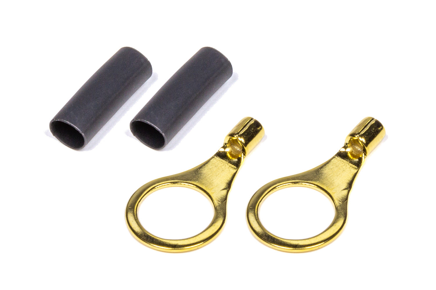 Quickcar Racing Ring Terminal 3/8 14-16 GA. Pair w/ Heat shrink