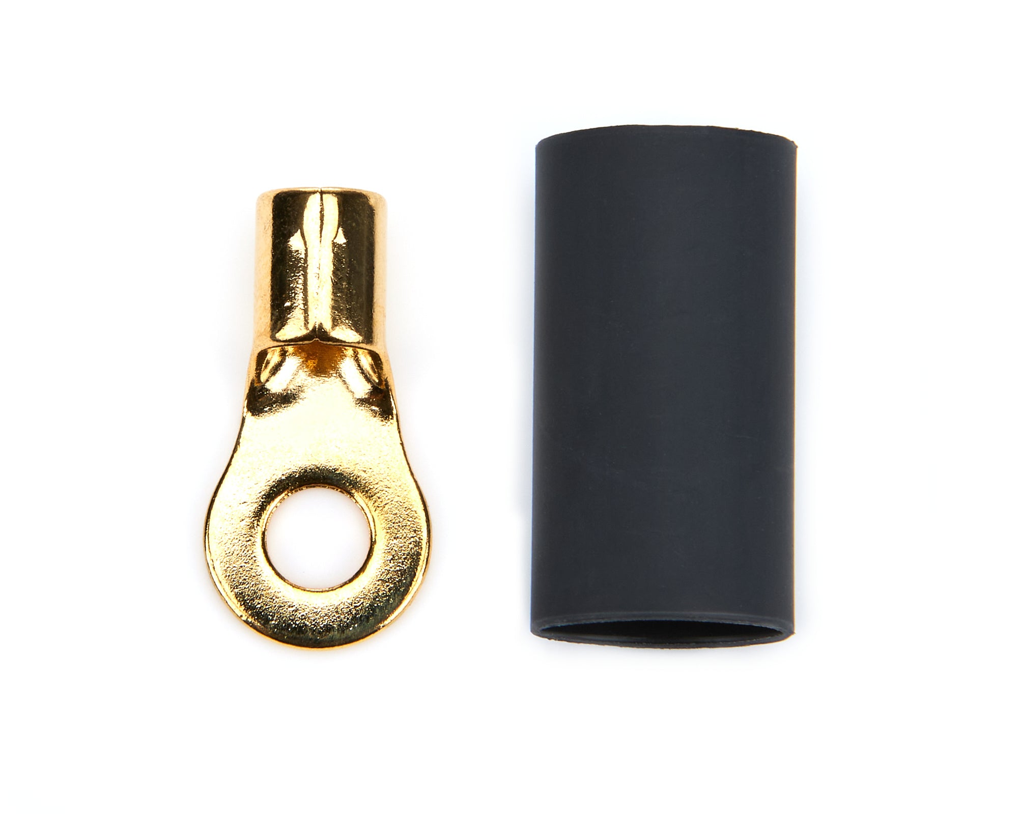 Quickcar Racing Ring Terminal #10 8-10 GA. Pair w/Heat Shrink