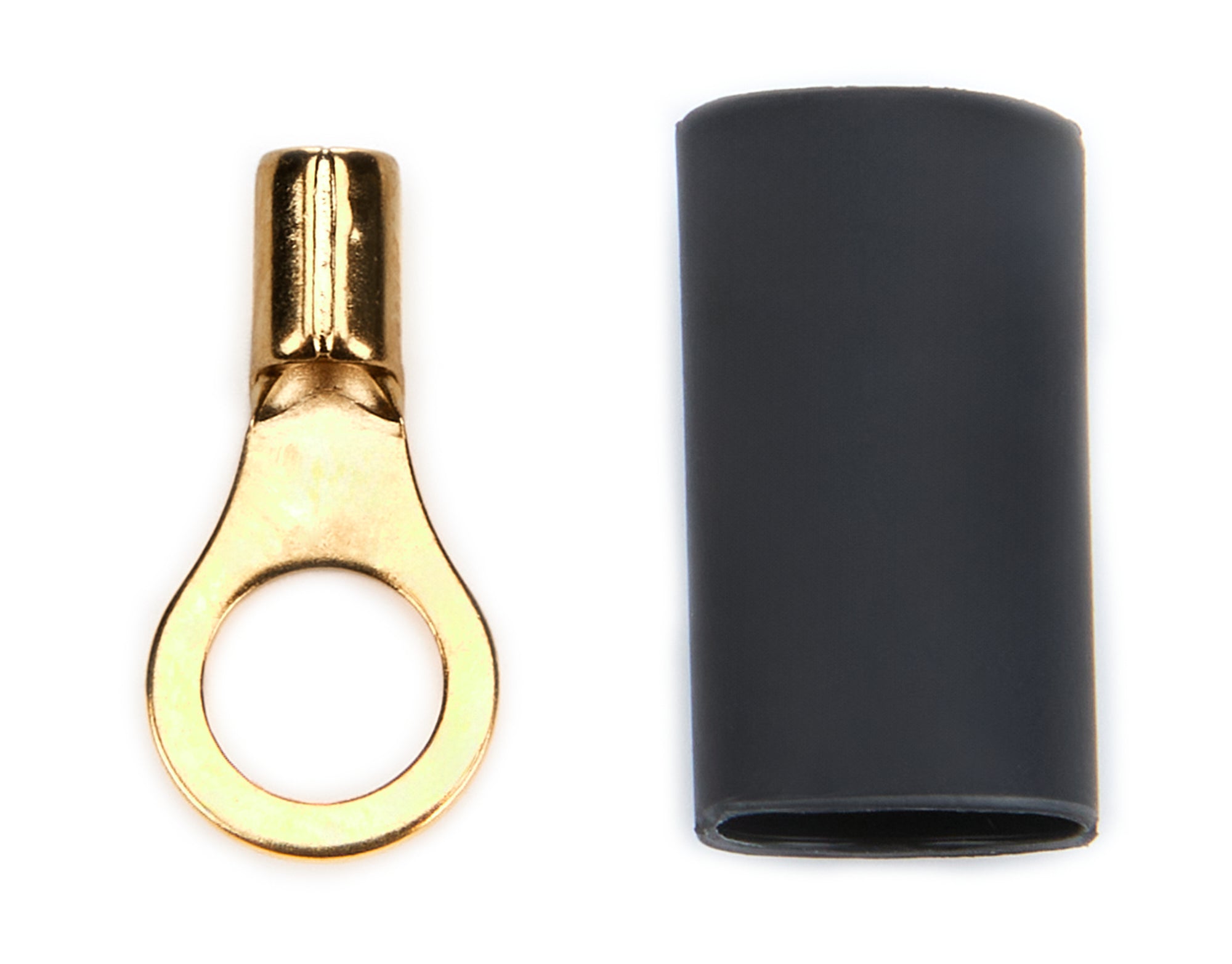 Quickcar Racing Ring Terminal #10 22-16 GA. Pair w/Heat Shrink