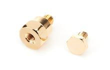 Load image into Gallery viewer, Quickcar Racing Battery Terminals Side Mount Gold Bolt (Pair)