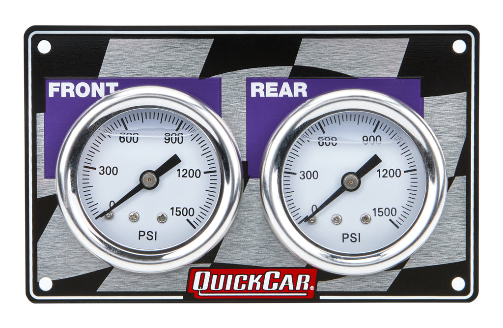 Quickcar Racing Mini Brake Bias Gauge Panel Horizontal