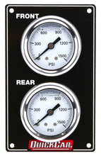 Load image into Gallery viewer, Quickcar Racing Mini Brake Bias Gauge Panel Vertical Black