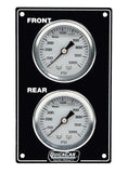 Quickcar Racing Mini Brake Bias Gauge Panel Vertical Black