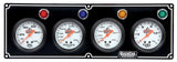 Quickcar Racing 4 Gauge Panel  OP/WT/OT/ FP Black