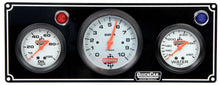 Cargar imagen en el visor de la galería, Quickcar Racing 2-1 Gauge Panel OP/WT w/ 3in Tach Black