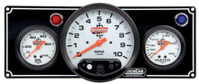 Cargar imagen en el visor de la galería, Quickcar Racing 2-1 Gauge Panel OP/WT w/ 5in Tach Black