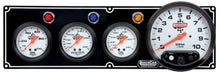 Cargar imagen en el visor de la galería, Quickcar Racing 3-1 Gauge Panel OP/WT/OT w/5in Tach Black