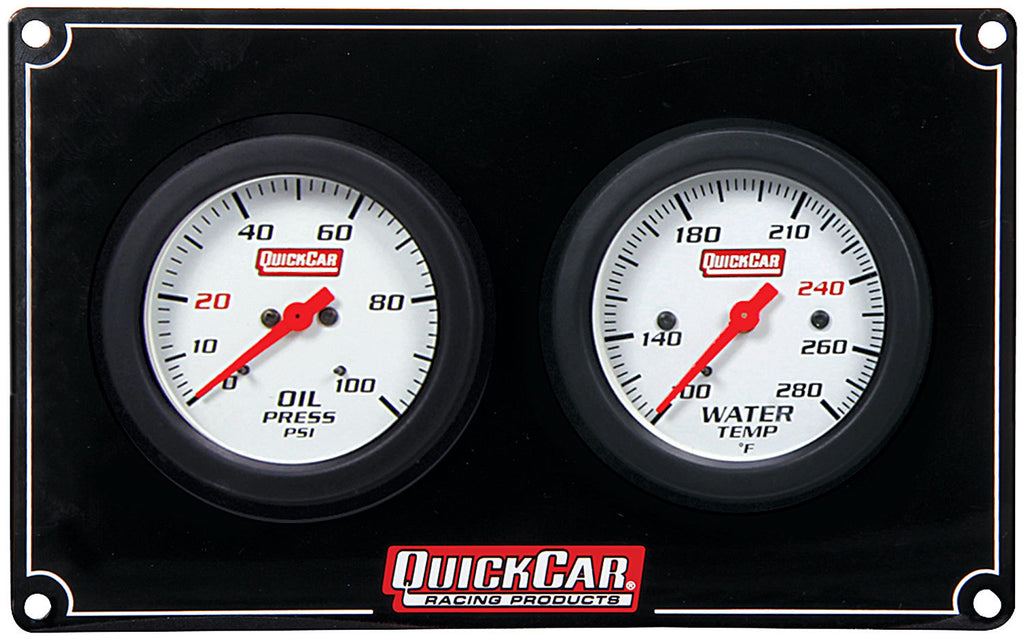 Quickcar Racing 2 Gauge Extreme Panel OP/WT