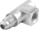 Conexión en T de aluminio Quickcar Racing de 1/8 NPT x 1/8 NPT x -4