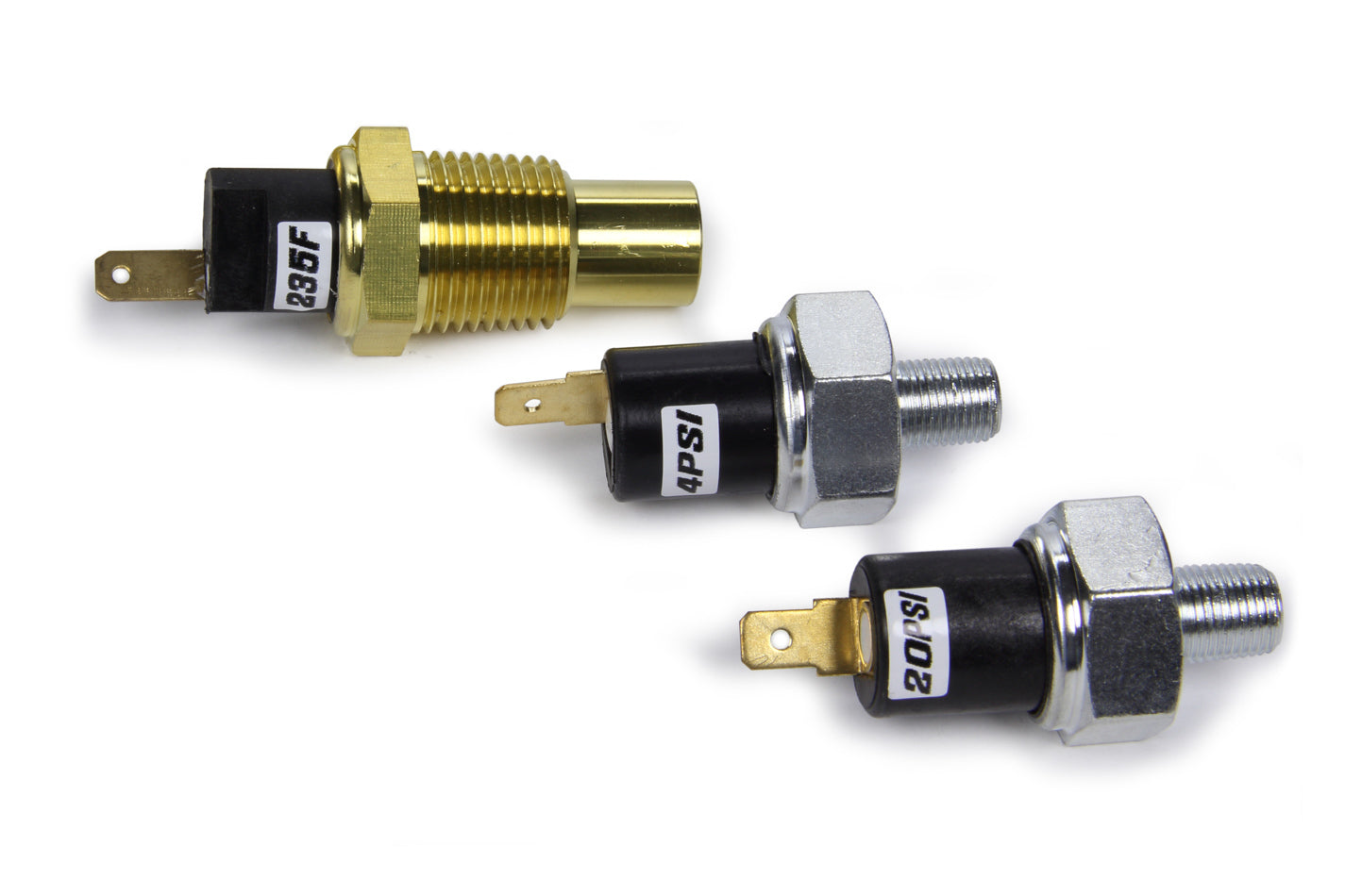 Quickcar Racing warning light switch kit (3) OP / WT / FP