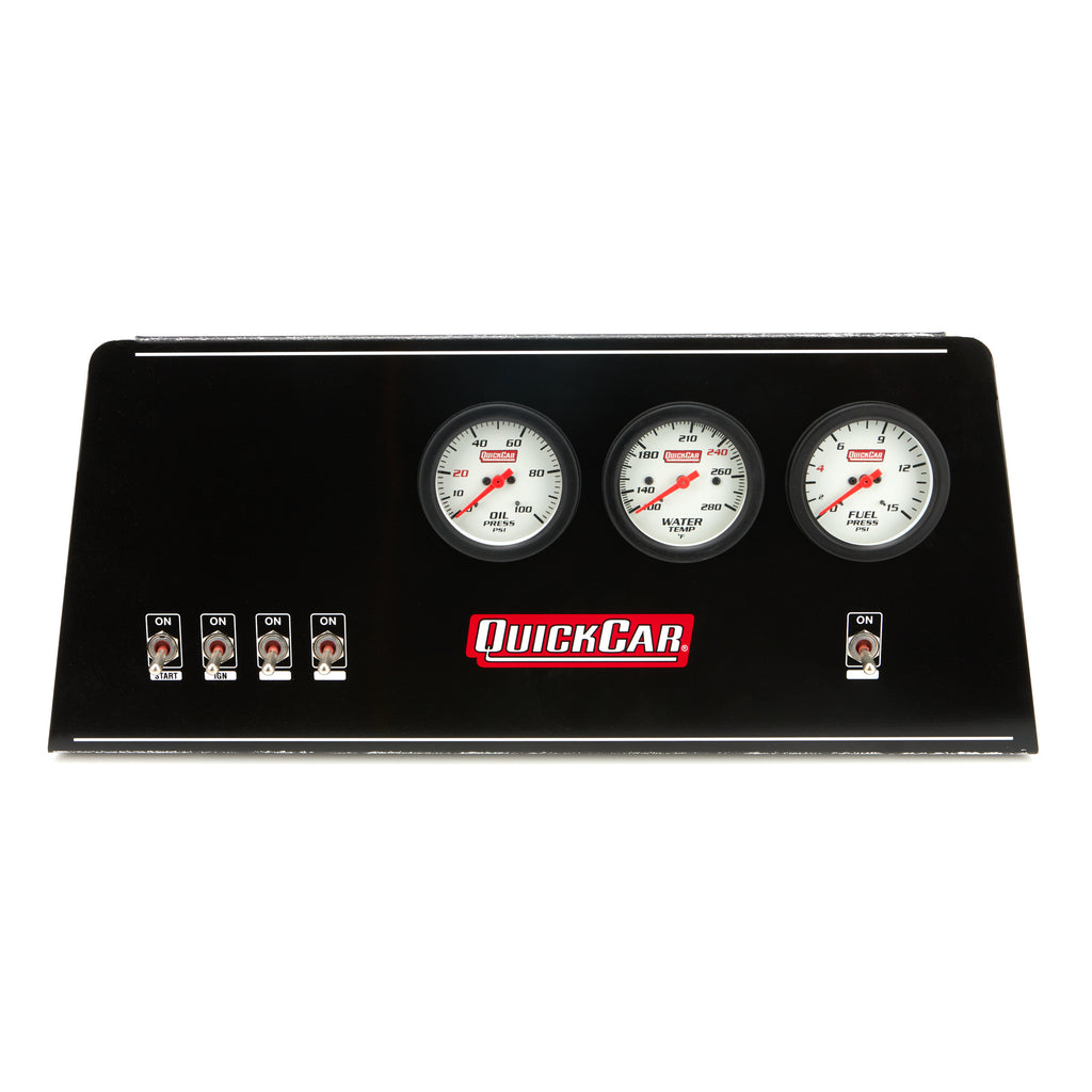 Panel de instrumentos Quickcar Racing NE Mod Ext OP/WT/FP Ign simple