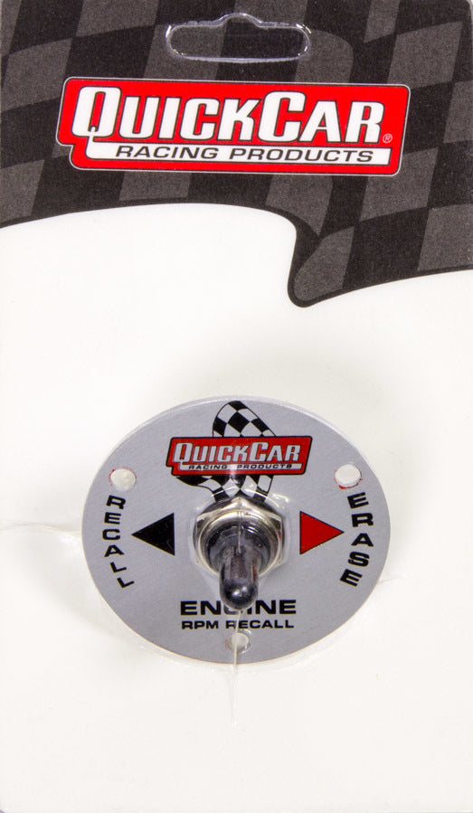 Quickcar Racing Remote Recall Switch Plate for 611-6002