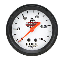 Cargar imagen en el visor de la galería, Medidor de presión de combustible Quickcar Racing de 2-5/8 pulgadas