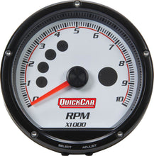 Cargar imagen en el visor de la galería, Quickcar Racing Redline Multi-Recall Tach White