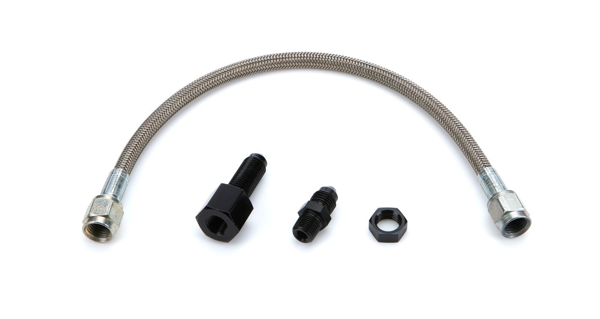 Quickcar Racing Line Kit 12in Steel Braided