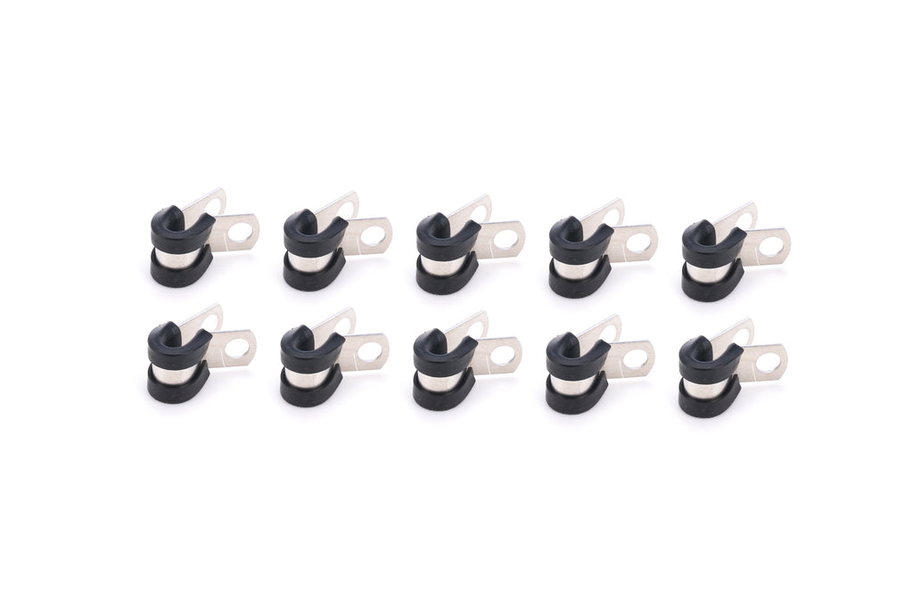 Quickcar Racing Adel Line Clamps Alum 1/4in 10pk