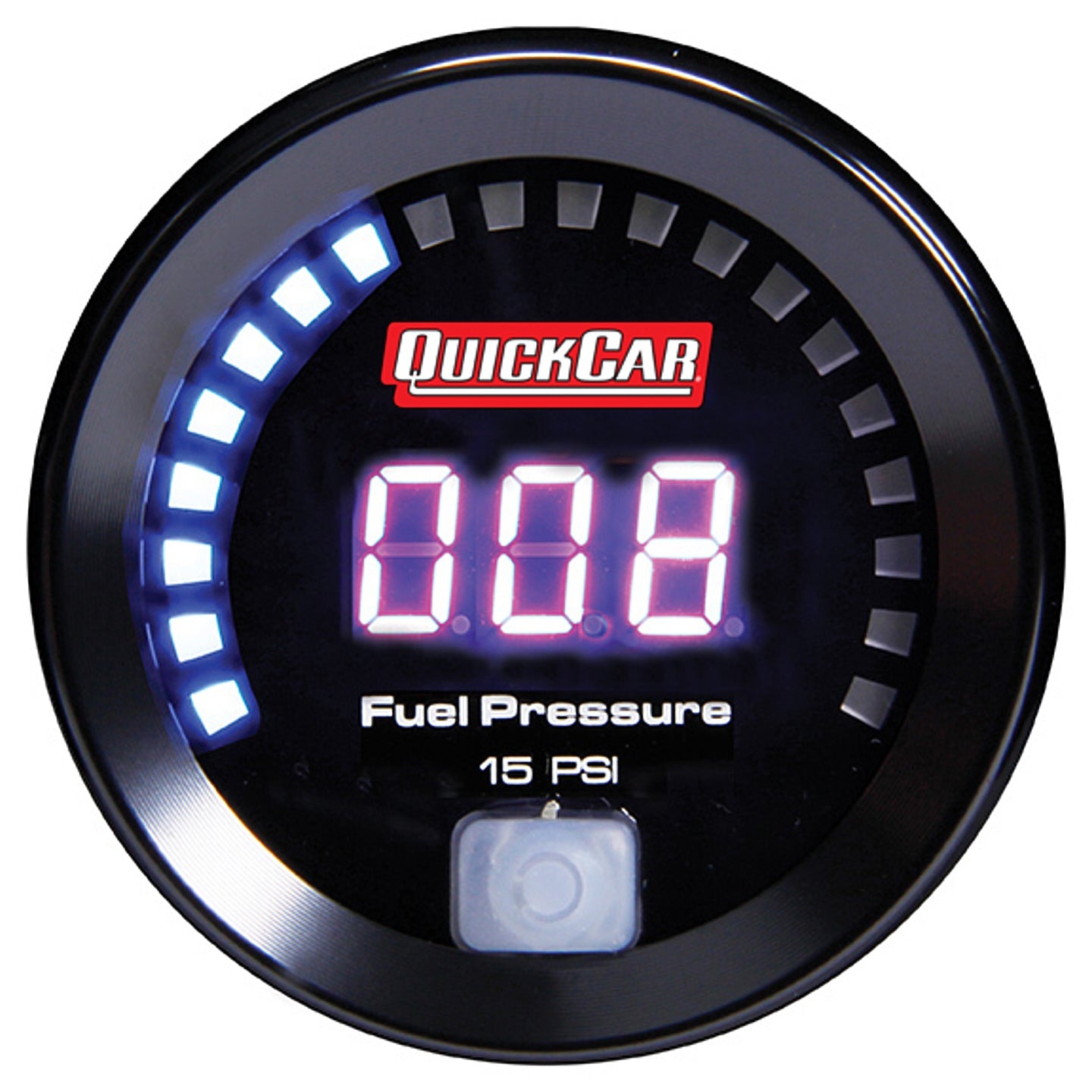 Quickcar Racing Digital Fuel Pressure Gauge 0-15