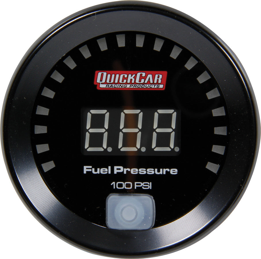 Quickcar Racing Digital Fuel Pressure Gauge 0-100
