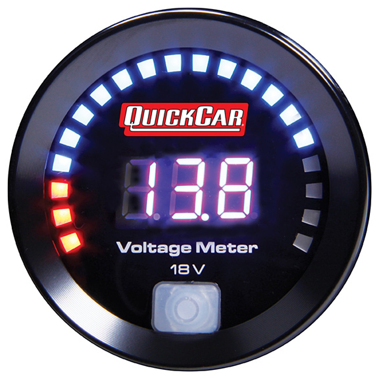 Quickcar Racing Digital Volt Gauge 8-18