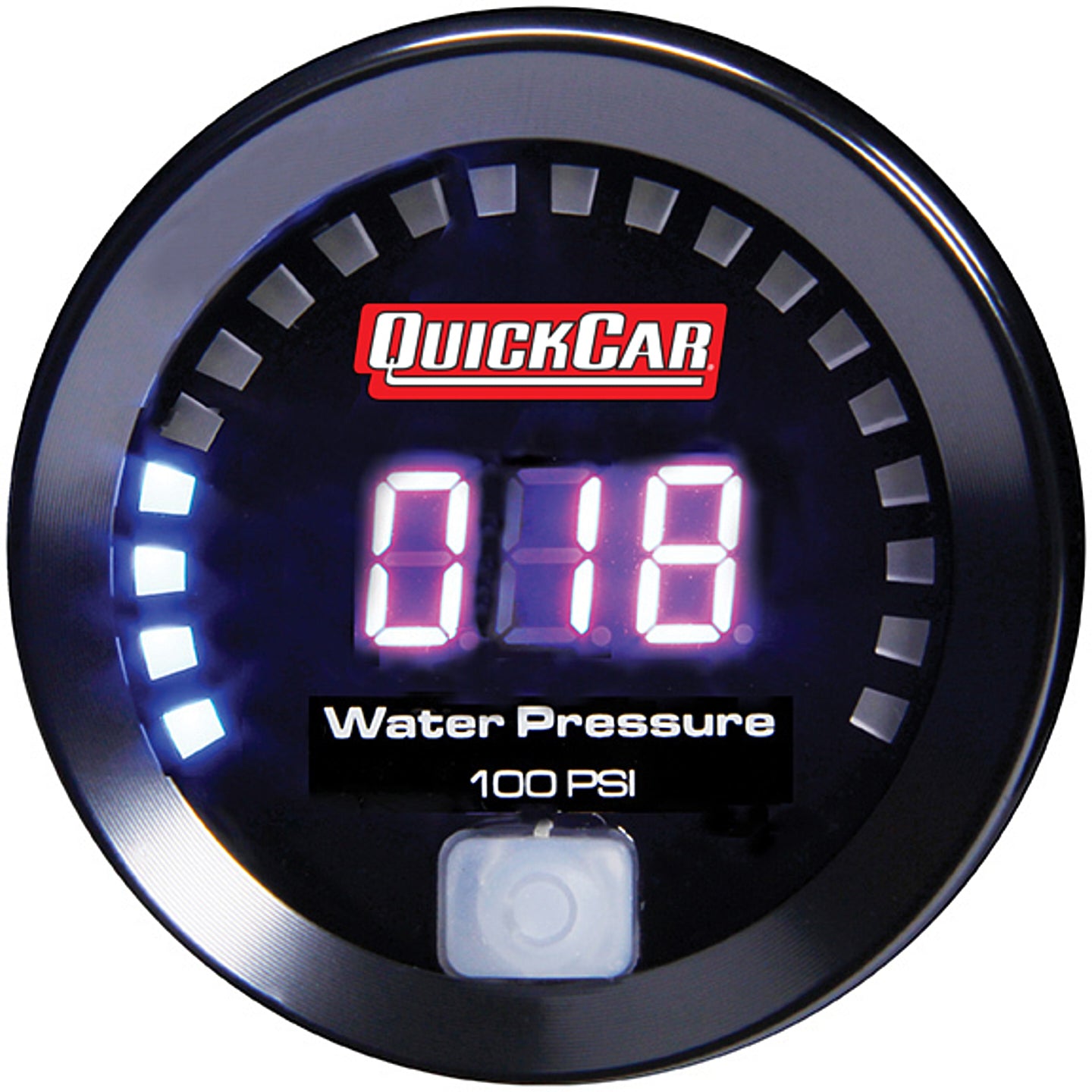 Quickcar Racing Digital Water Pressure Gauge 0-100