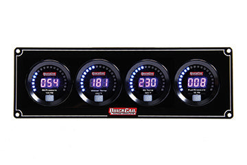 Quickcar Racing Digital 4-Gauge Panel OP/WT/OT/FP