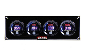 Quickcar Racing Digital 4-Gauge Panel OP/WT/FP/WP