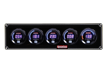 Quickcar Racing Digital 5-Gauge Panel OP/WT/OT/FP/Volts