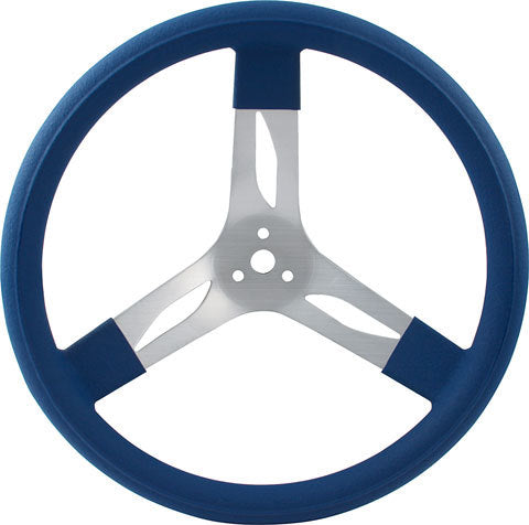 Quickcar Racing 17in Steering Wheel Alum Blue