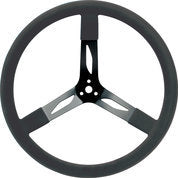 Quickcar Racing 17in Steering Wheel Steel Black