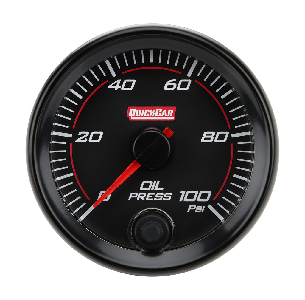 Quickcar Racing Redline Gauge Oil Pressure