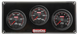 Quickcar Racing Redline 2-1 Gauge Panel OP/WT w/Recall Tach