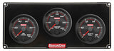 Quickcar Racing Redline 3 Gauge Panel OP/WT/VOLT